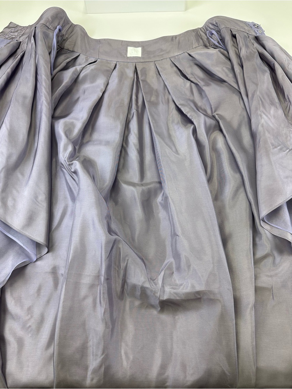 HOAX Couture Lilac Organza Hi Low Skirt Fairycore Formal Cosplay Dreamy Medium - Picture 5 of 9